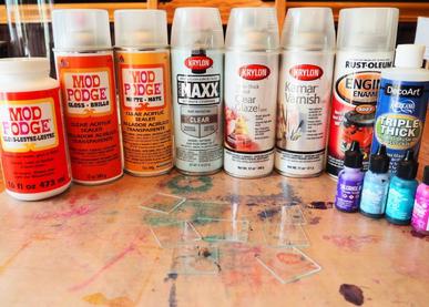 How to Seal Acrylic Paint on Glass