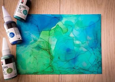 Alcohol Ink Vs. Acrylic Ink