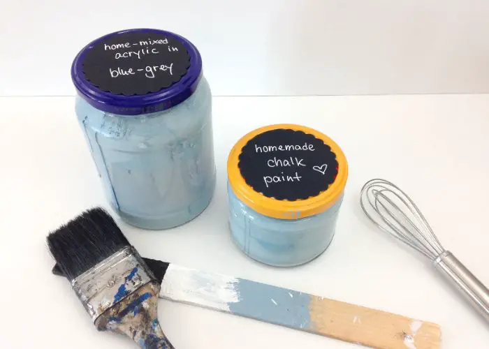 How to Make Chalk Paint with Acrylic Paint