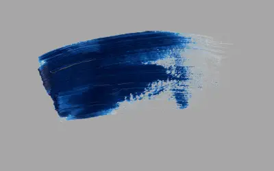 Imgae of Brush strokes on acrylic Paint