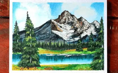 Does Bob Ross Use Oil Or Acrylic Image