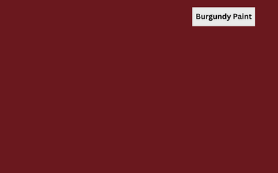 Image of How to make burgundy paint