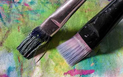 Acrylic Painting Without Wetting the Brush (Dry Brushing)