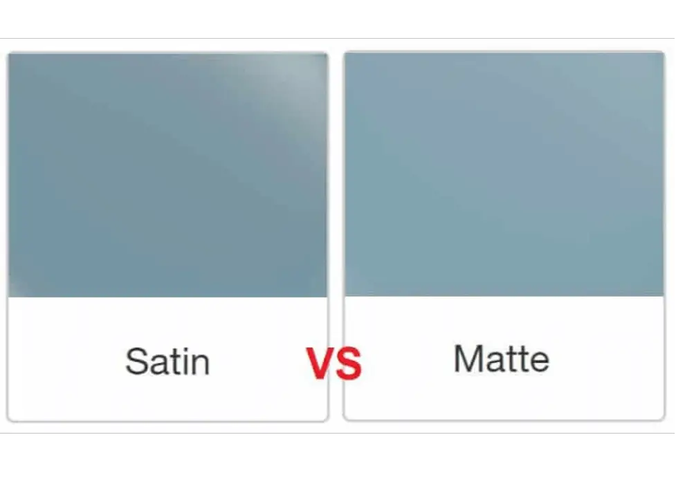 satin vs matte comparison
