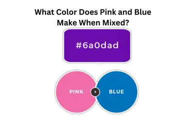 What Color Does Pink and Blue Make When Mixed