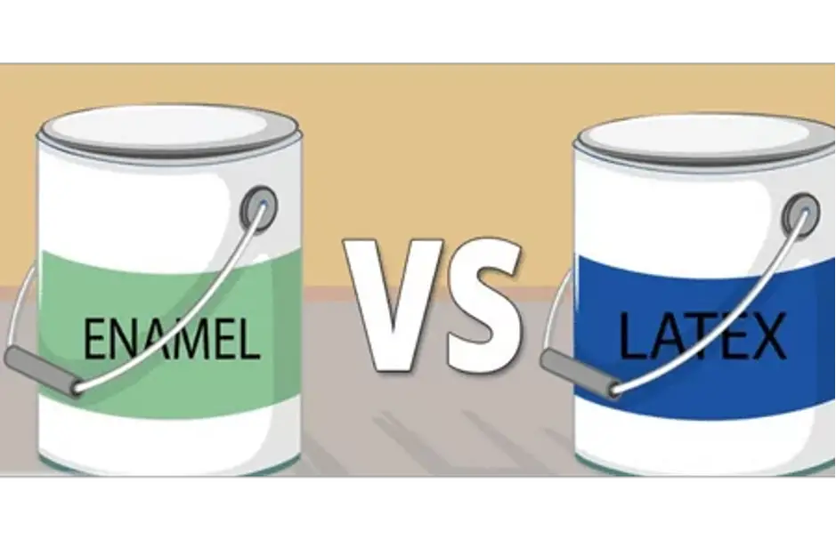 Enamel vs latex paint