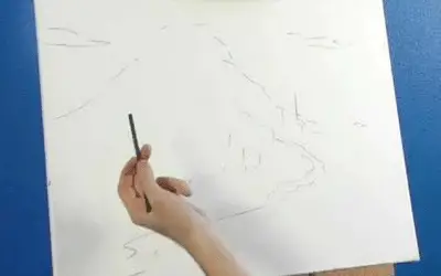 How to Sketch on Canvas Before Acrylic Painting